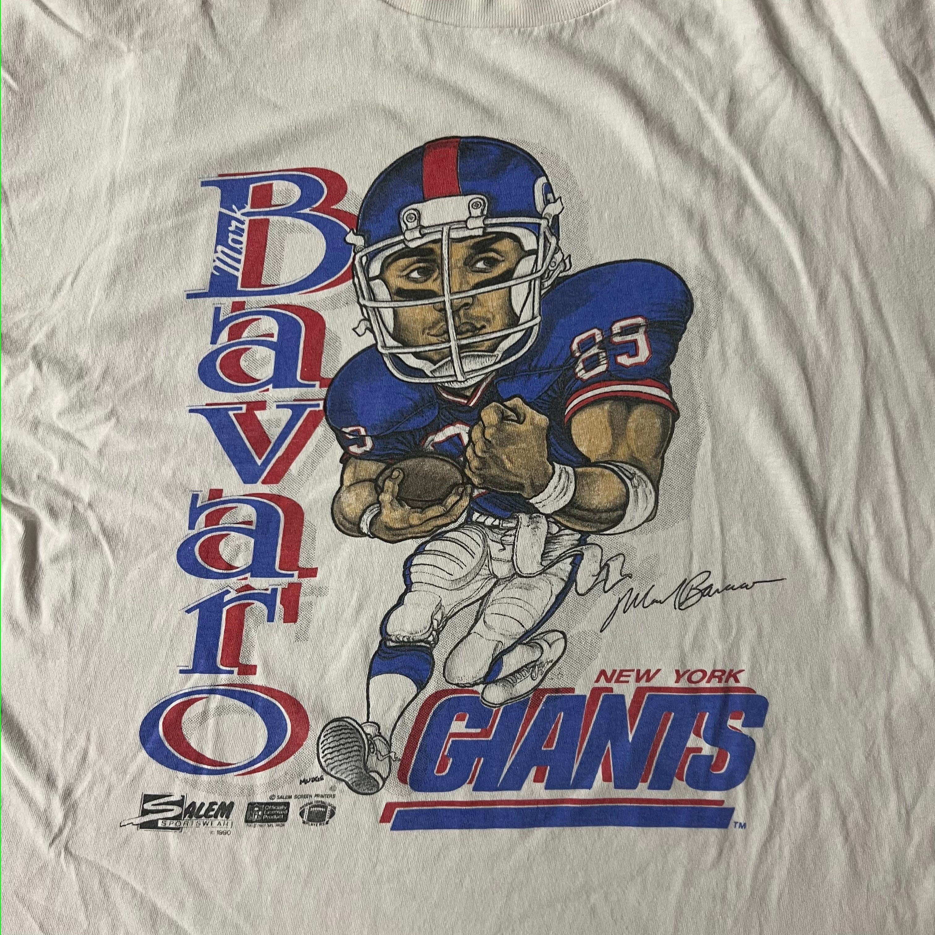 90s New York Giants Salem Sportswear Big Logo Single Stitch Tee XL
