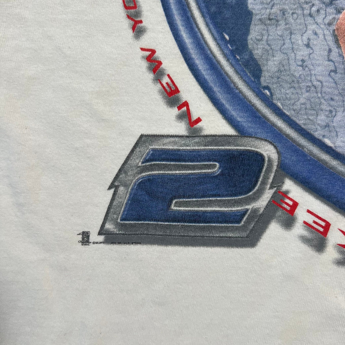 90s Derek Jeter New York Yankees MLB Starter Big Logo Vintage Tee XL