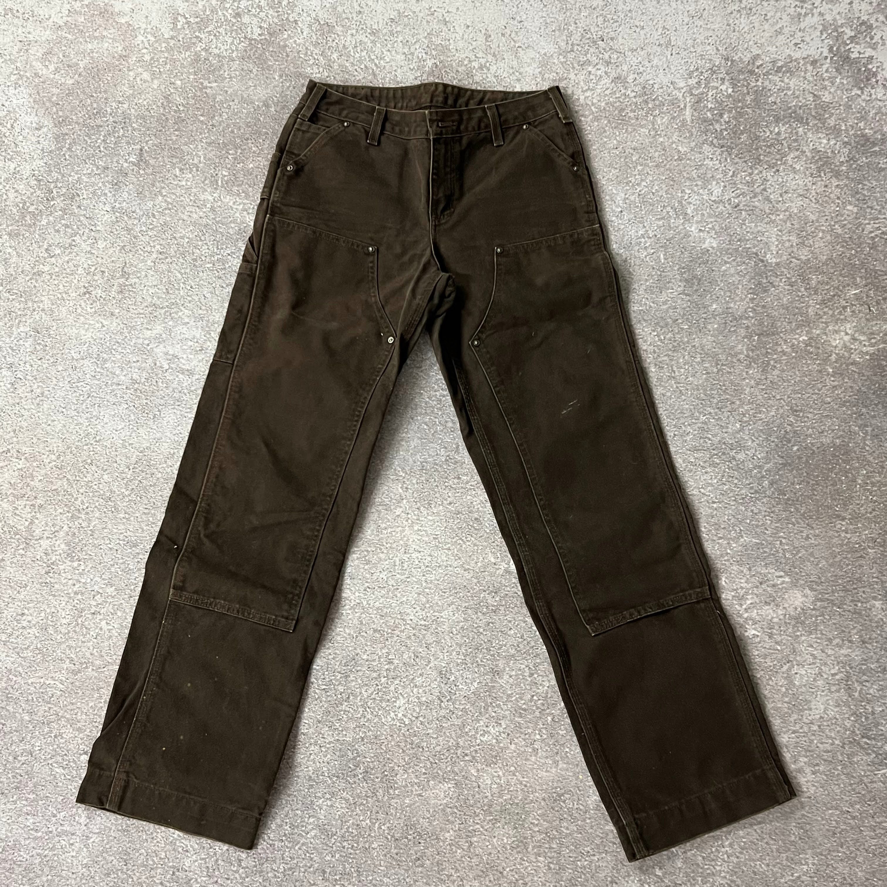 2010s Carhartt Brown Workwear Pants Size 2