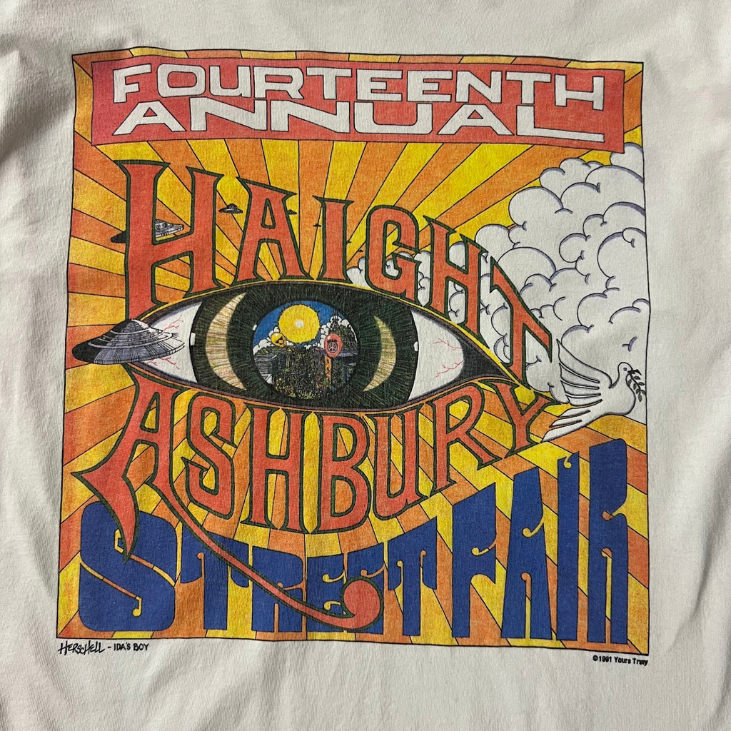 90s Graphic Faded Double Stitch Vintage Streetwear Tee L
