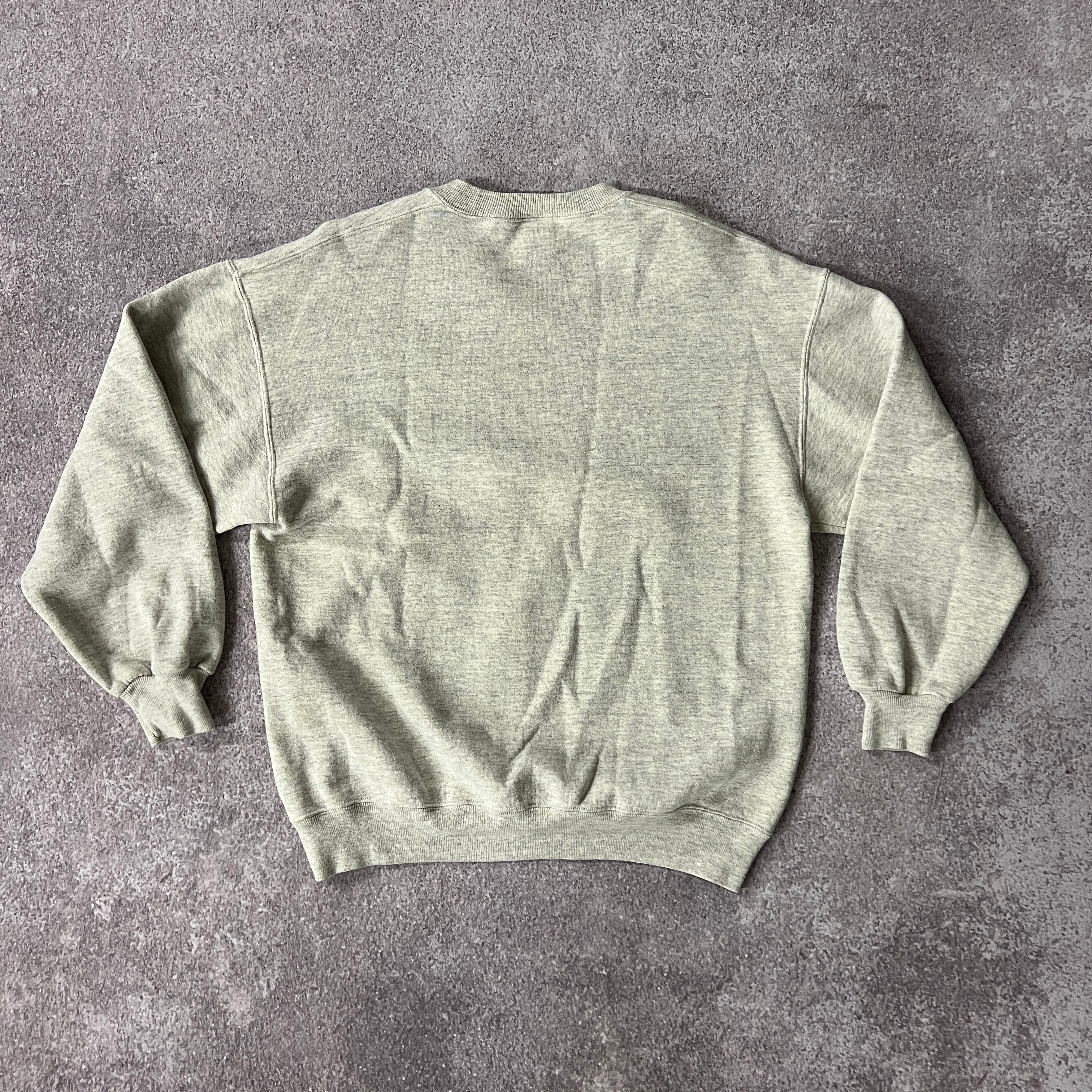 90s Authentic Activewear Goal College Big Logo Crewneck L