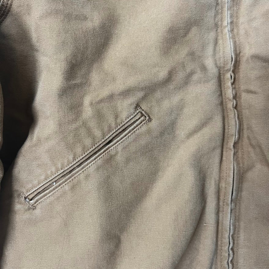 Y2K Carhartt Ply Gem Blanket Lined Corduroy Collar Workwear Jacket XL