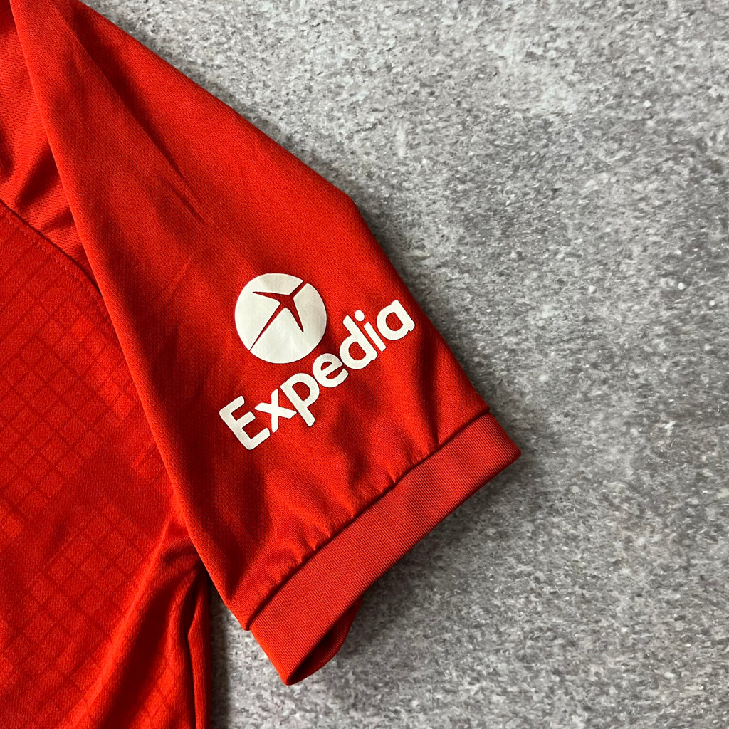 2020s Liverpool Mo Salah Nike Red Back Graphic Jersey L