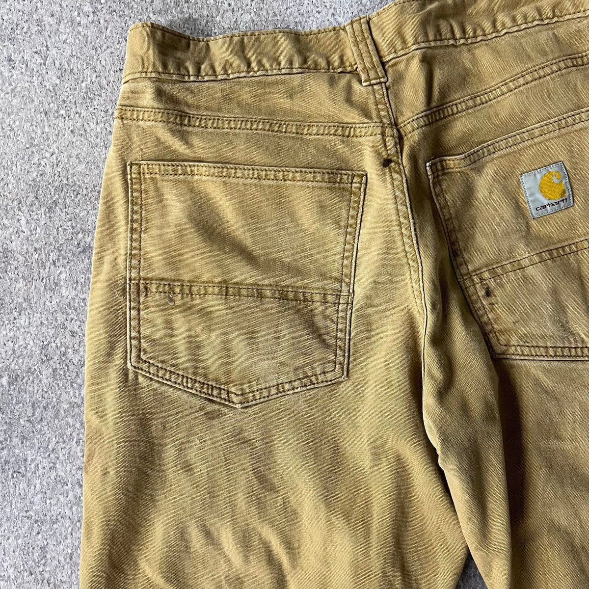 Modern Carhartt Workwear Faded Relaxed Tan Streetwear Pants 31x30