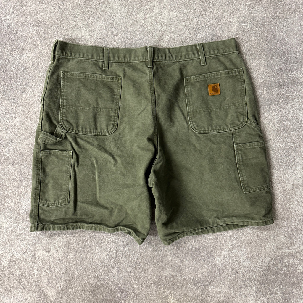2010s Carhartt Green Workwear Shorts 42W