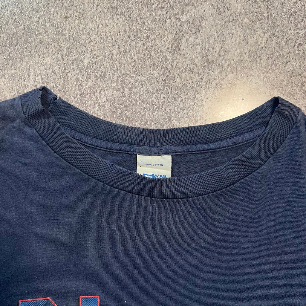 90s New York Yankees MLB Salem Sportswear Big Logo Single Stitch Tee XL