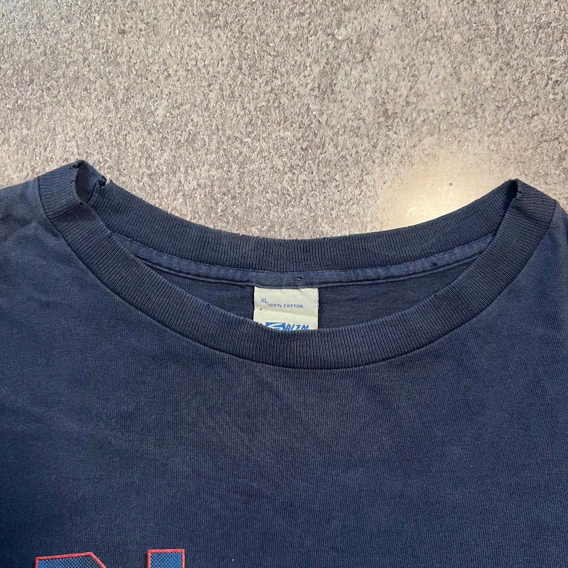 90s New York Yankees MLB Salem Sportswear Big Logo Single Stitch Tee XL