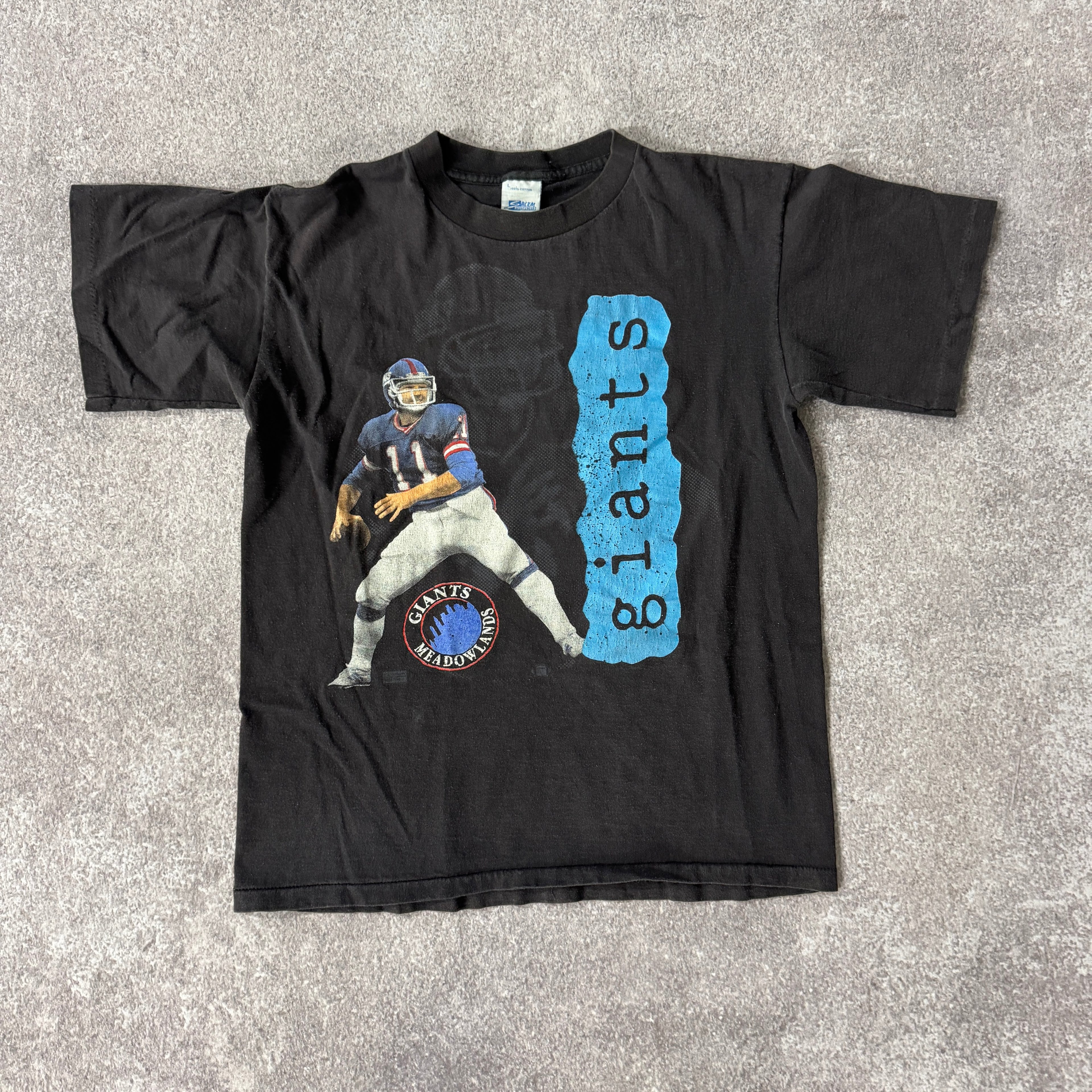 90s New York Giants Salem Sportswear Single Stitch Tee L