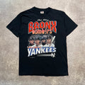 90s New York Yankees MLB Try Big Logo Vintage Athletic Graphic Tee L