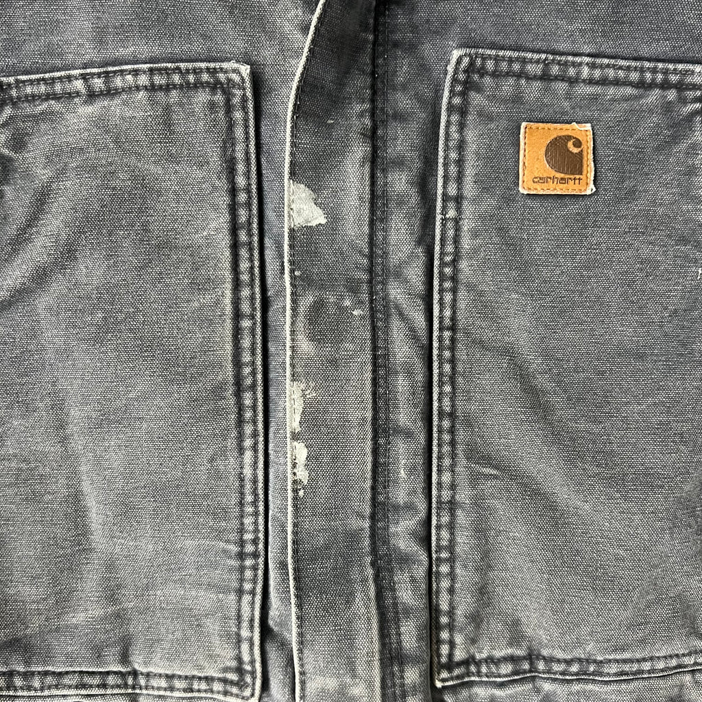 Y2K Carhartt Petrol Distressed Workwear Jacket M