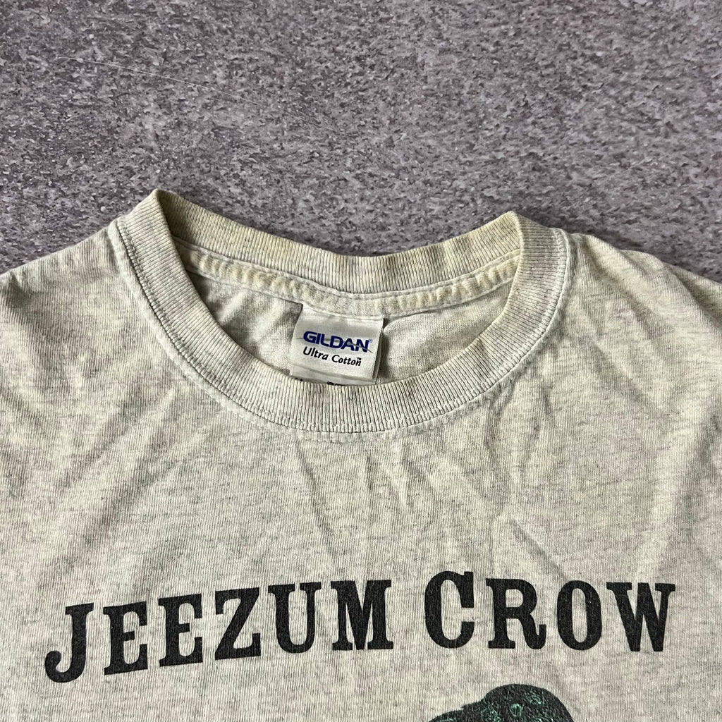 Y2K Gildan Big Logo Gray Tee M