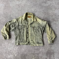 80s Levi's Trucker Jacket/Light Wash Grey Distressed L
