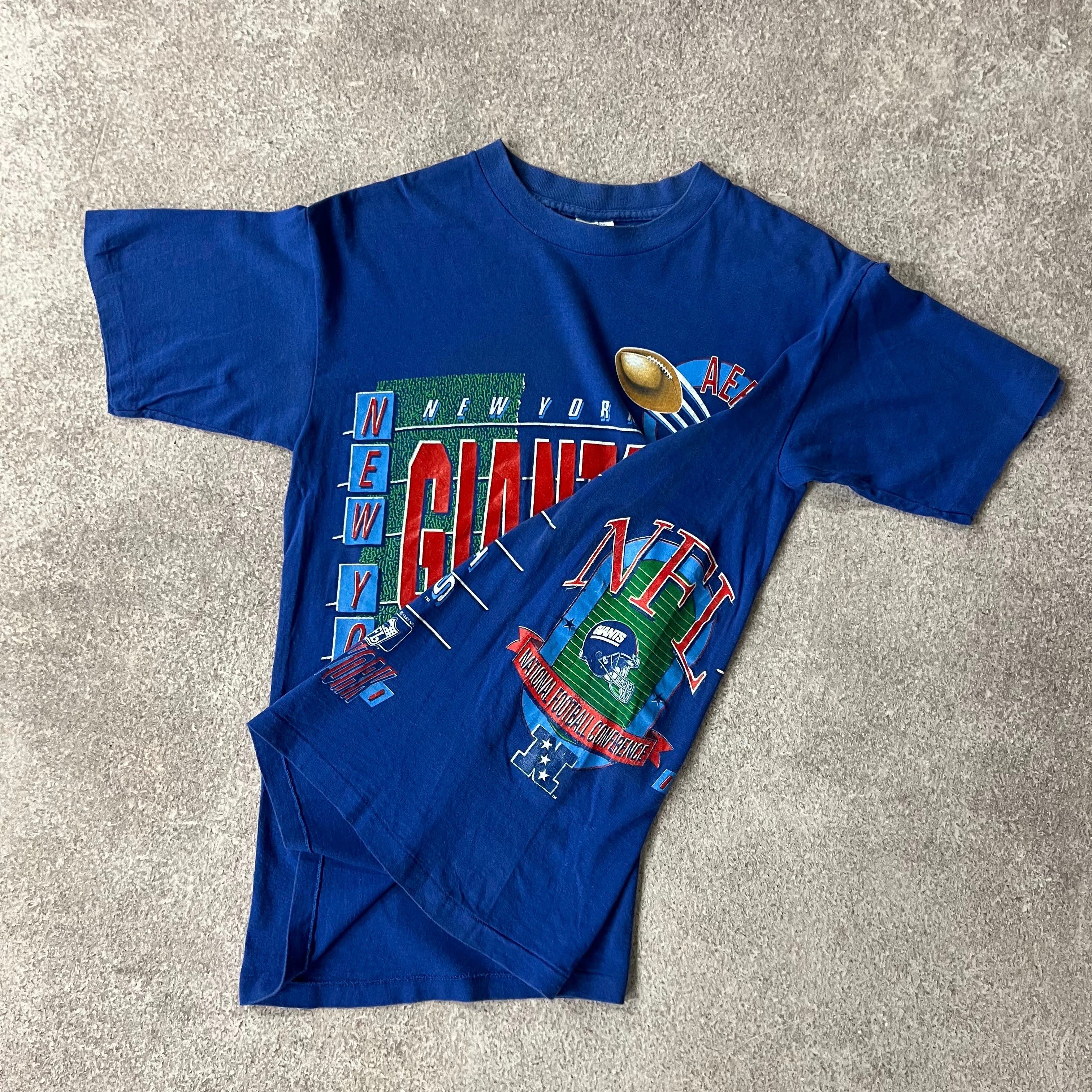 90s New York Giants Salem Sportswear Single Stitch Tee M