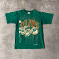 90s Miami Dolphins The Game Big Logo Single Stitch Tee L