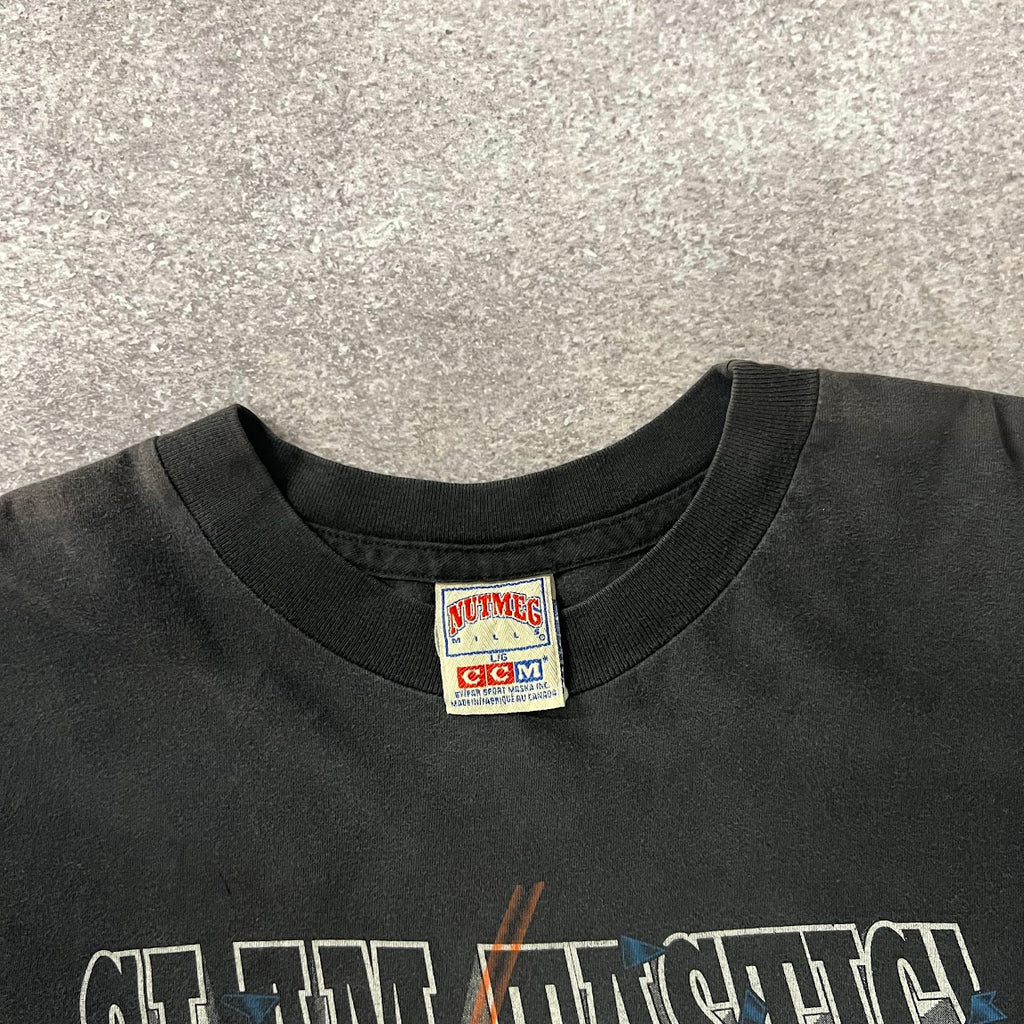 90s Phoenix Suns Nutmeg Mills Sun Faded Single Stitch Tee L