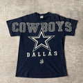 90s Dallas Cowboys Delta Big Logo Tee L