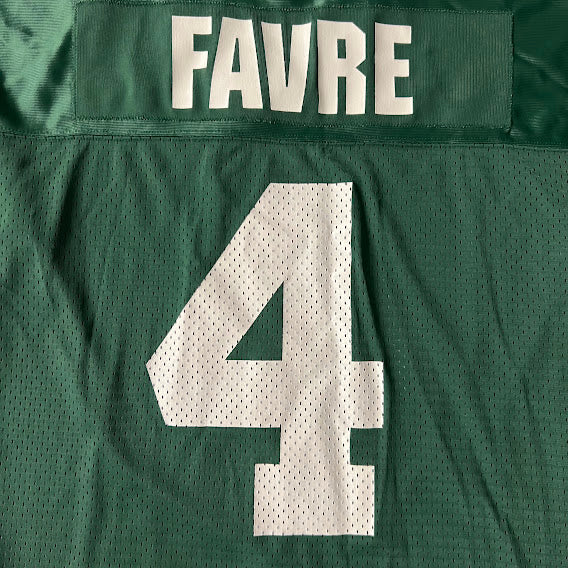 Y2K Brett Favre Green Bay Packers NFL Starter Cracked Print Jersey XL