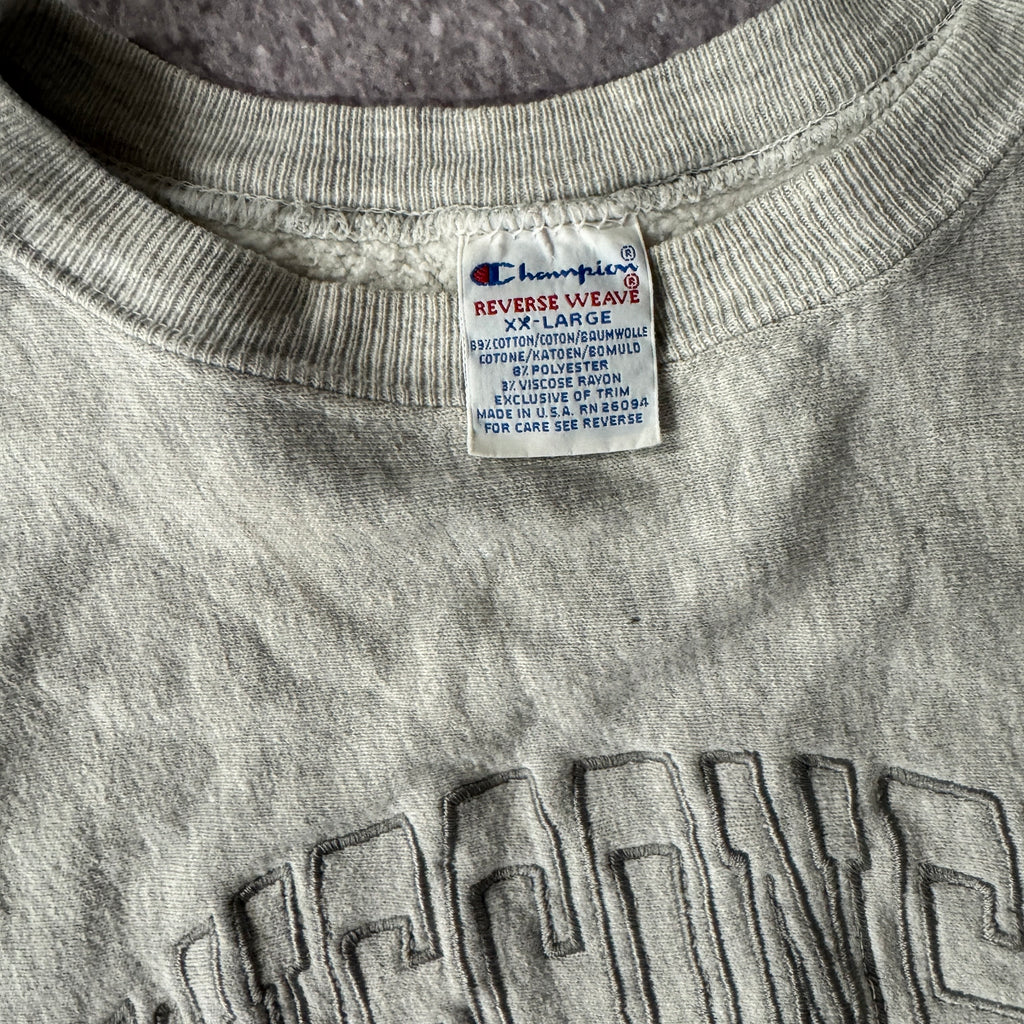 90s Champion Wisconsin Reverse Weave Crewneck XXL