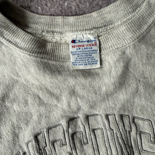 90s Champion Wisconsin Reverse Weave Crewneck XXL