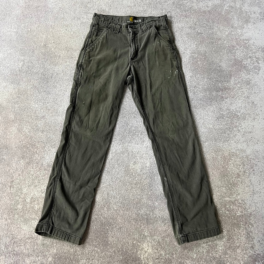 Modern Carhartt Workwear Sun Faded Relaxed Green Pants 30x32