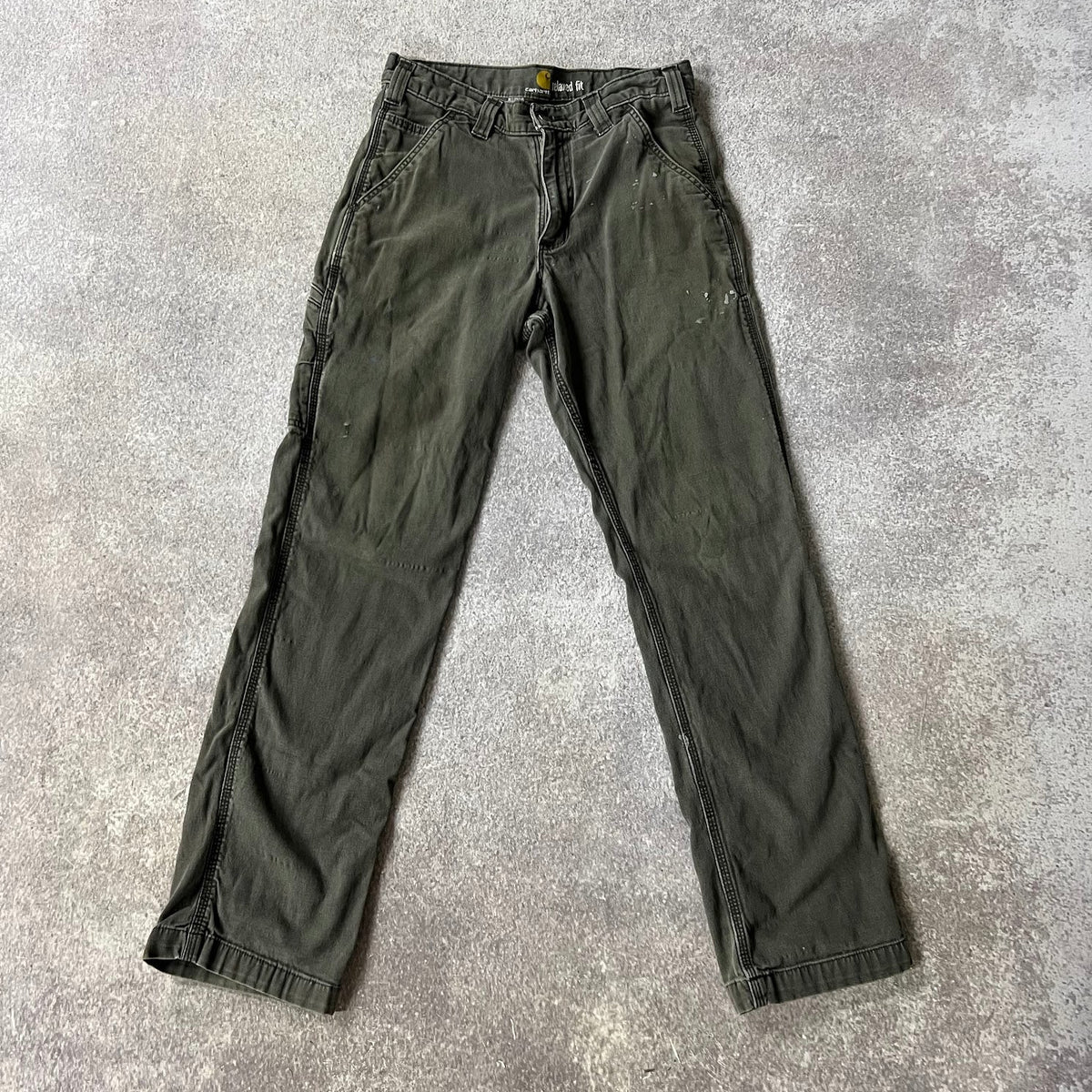 Modern Carhartt Workwear Sun Faded Relaxed Green Pants 30x32