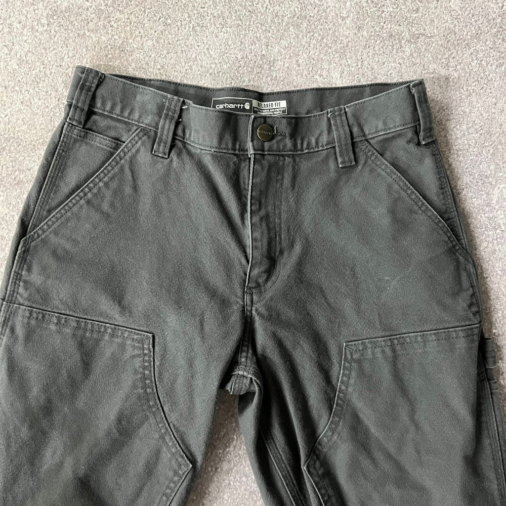 Modern Carhartt Workwear Faded Relaxed Gray Streetwear Pants 31x30