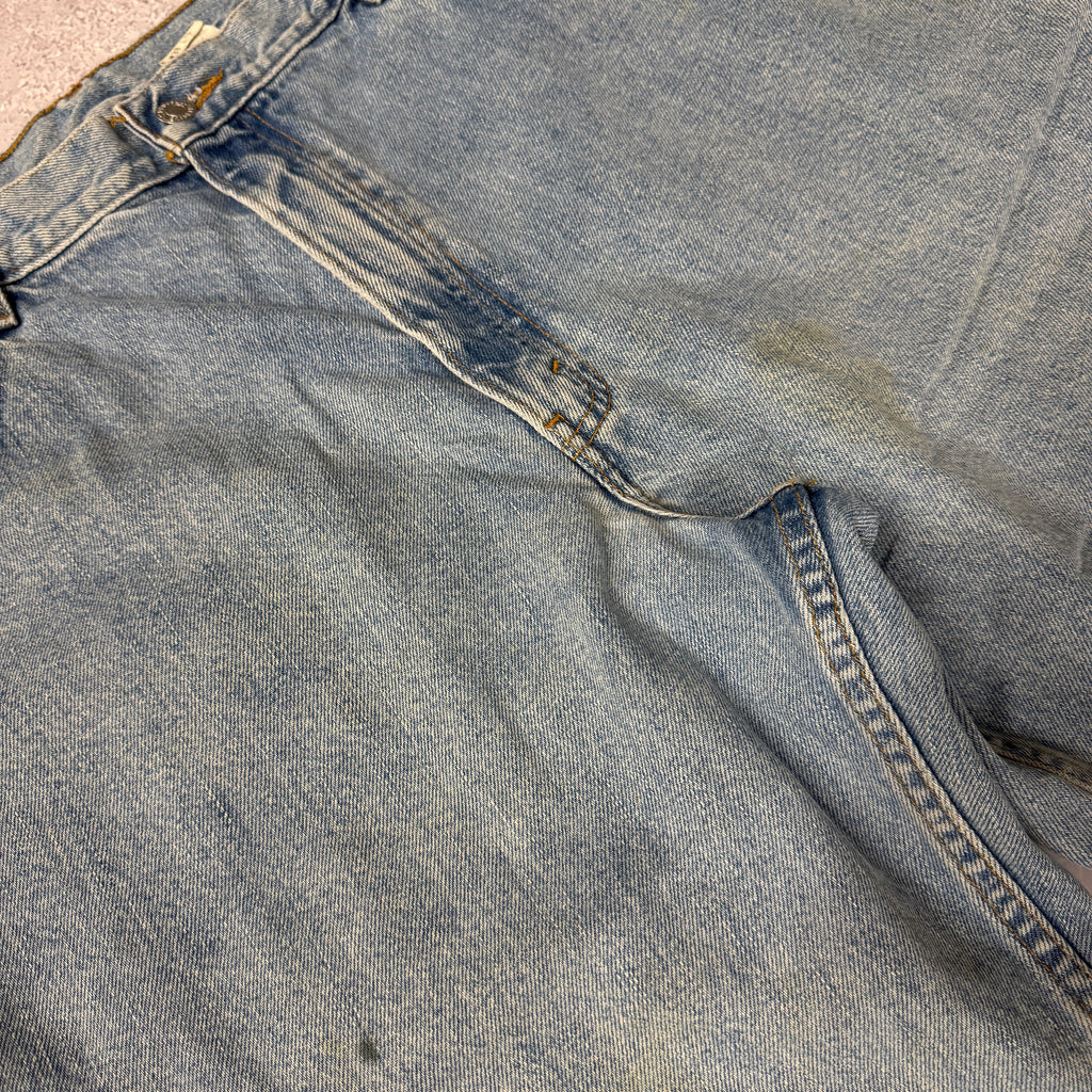 90s Levi's Blue Relaxed Worn In Jeans 38W x 30L
