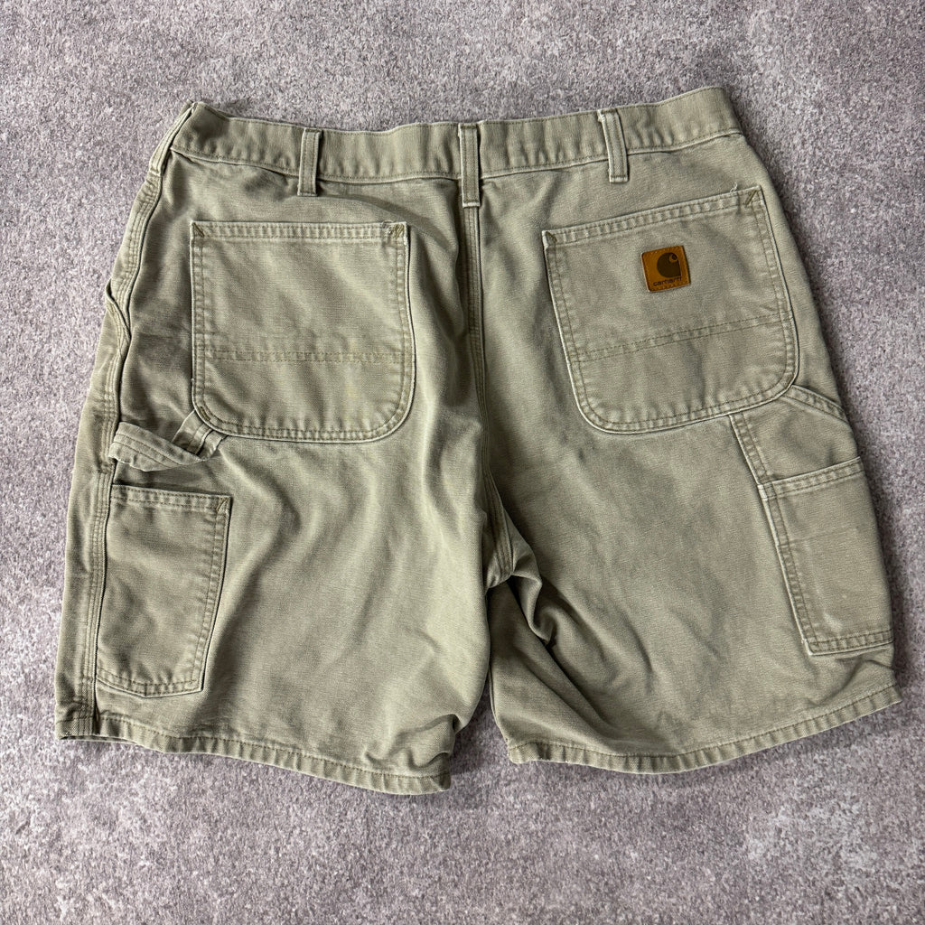 2010s Carhartt Beige Workwear Shorts 36W