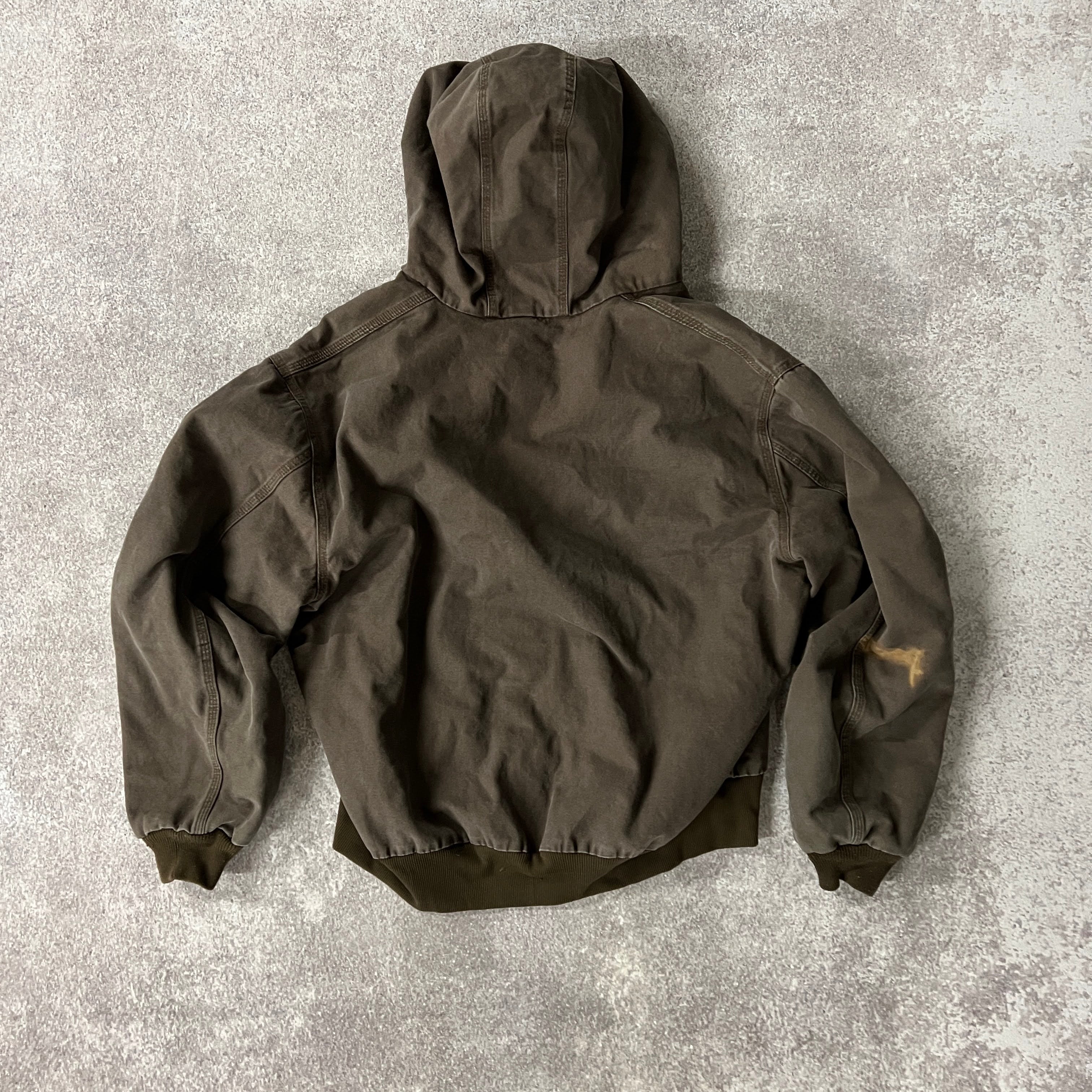 Y2K Carhartt Moss j130 Brown Heavyweight Jacket XXL