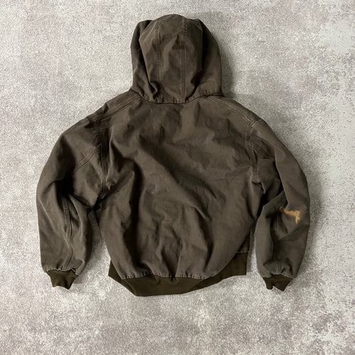 Y2K Carhartt Moss j130 Brown Heavyweight Jacket XXL