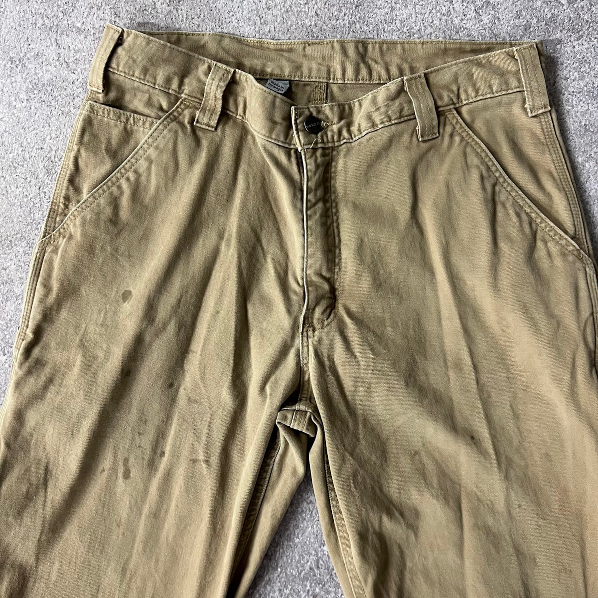 Modern Carhartt Workwear Relaxed Tan Streetwear Pants 34x32