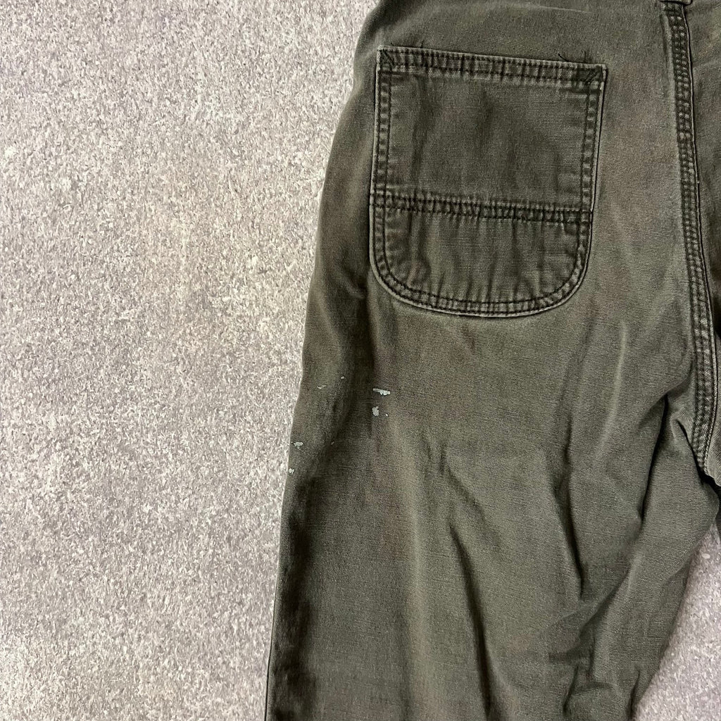 Modern Carhartt Workwear Sun Faded Relaxed Green Pants 30x32