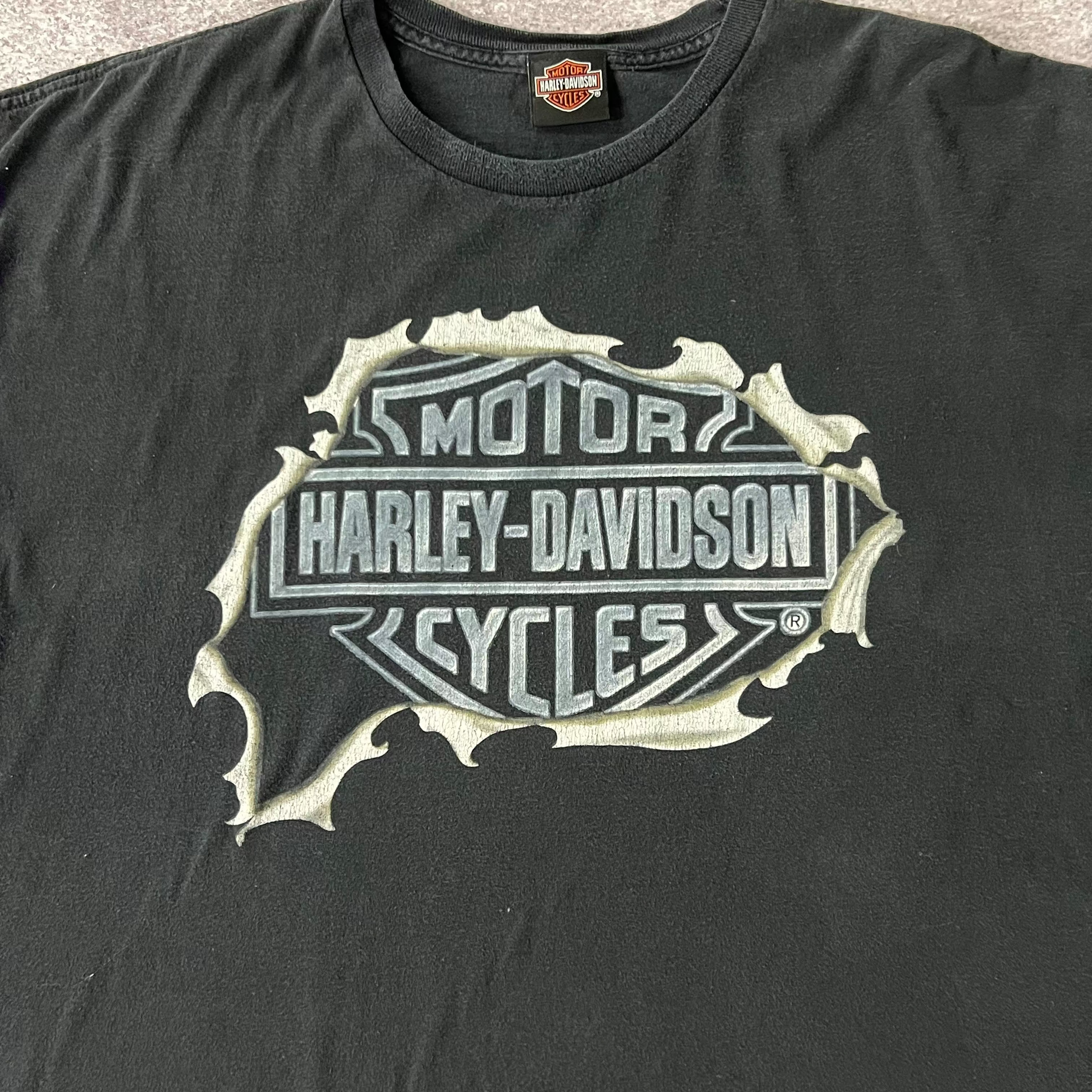 Y2K Harley Davidson Ft, Lauderdale Florida Heavyweight Tee 2XL