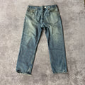 80s Levi's Blue Distressed Jeans 40W x 30L