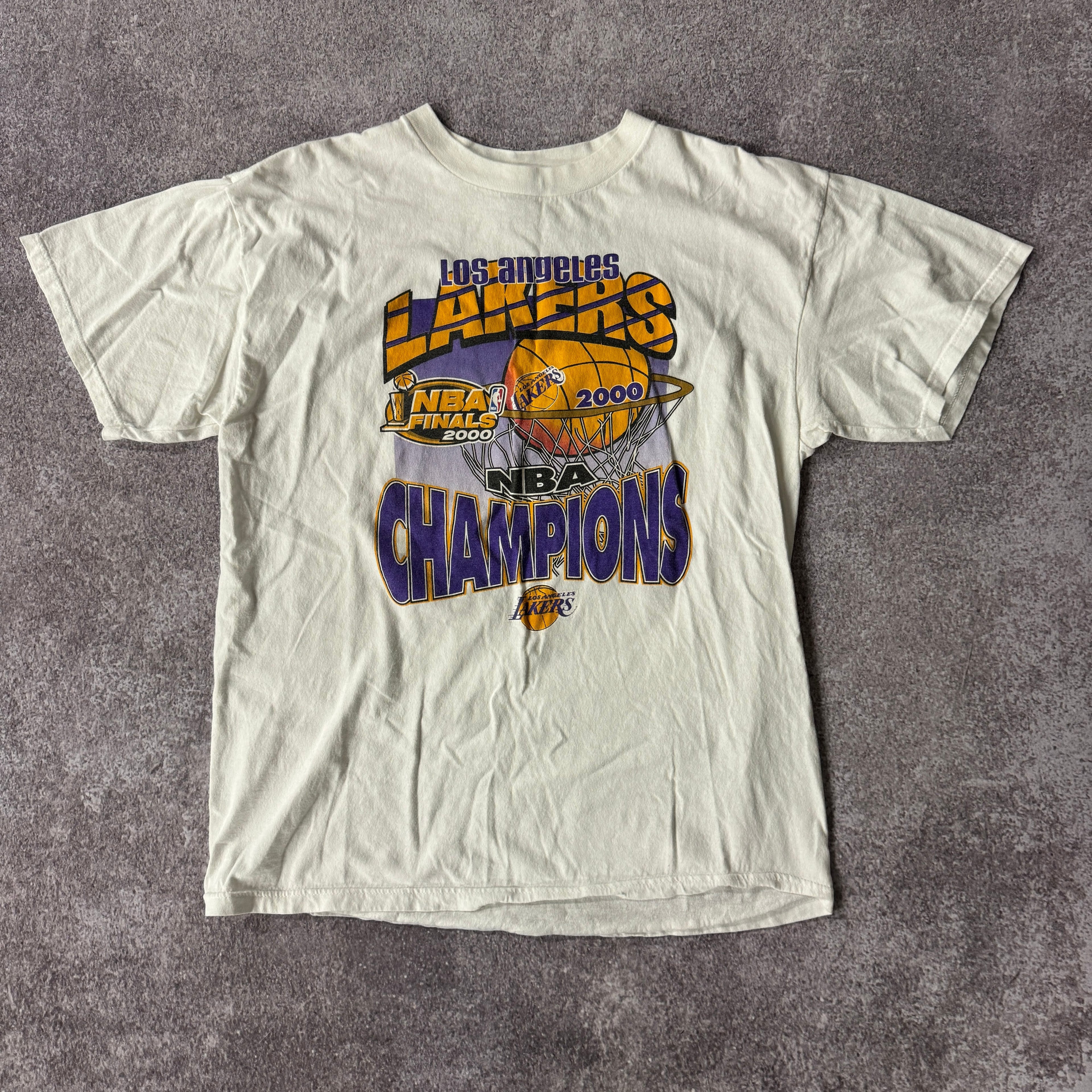 90s Los Angeles Lakers Big Logo Tee XL