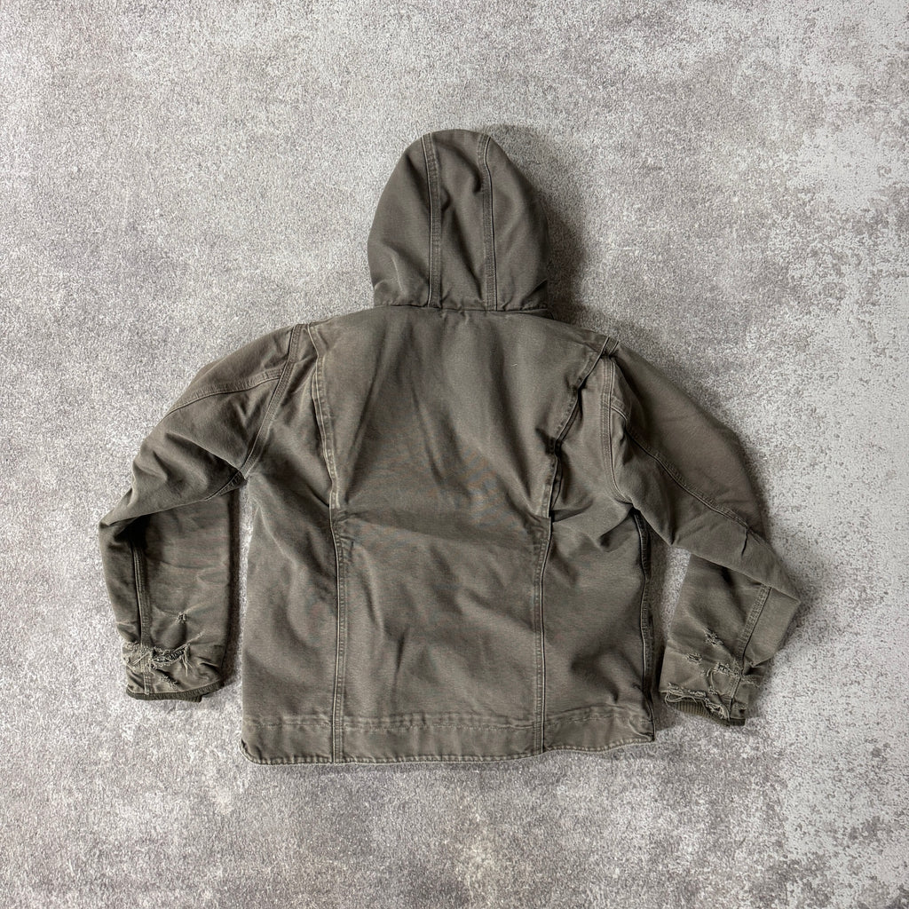 2020s Carhartt Dusty Plum Distressed Jacket L