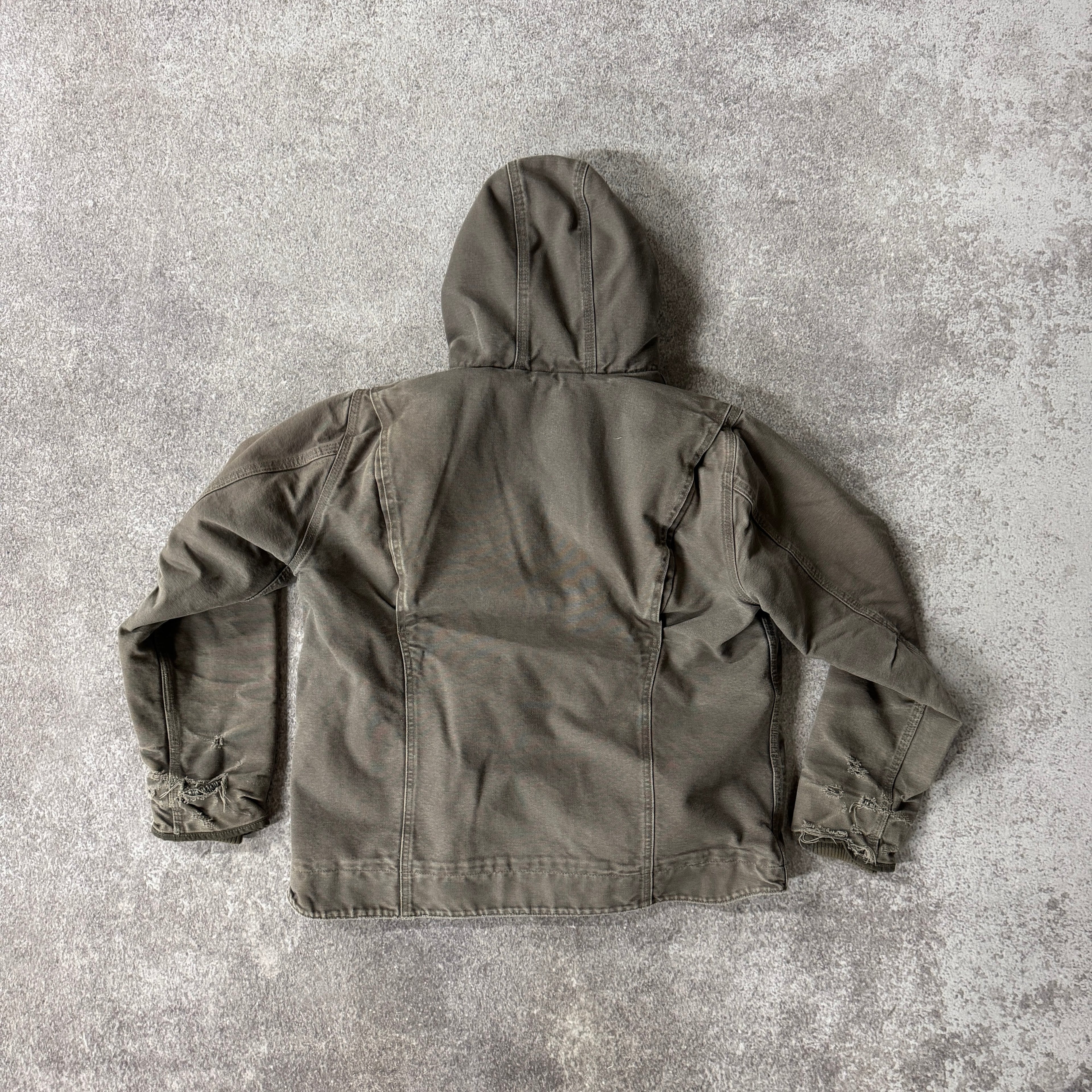 2020s Carhartt Dusty Plum Distressed Jacket L
