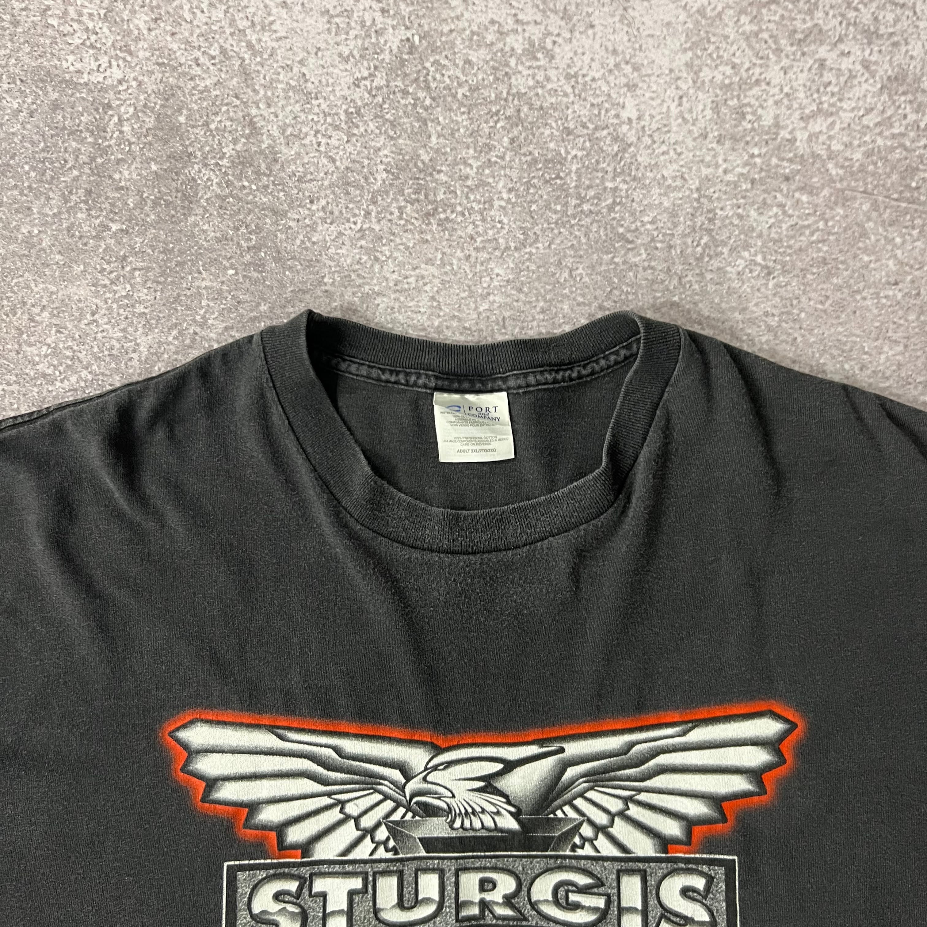 Y2K Port and Company South Dakota Worn In Tee XXL