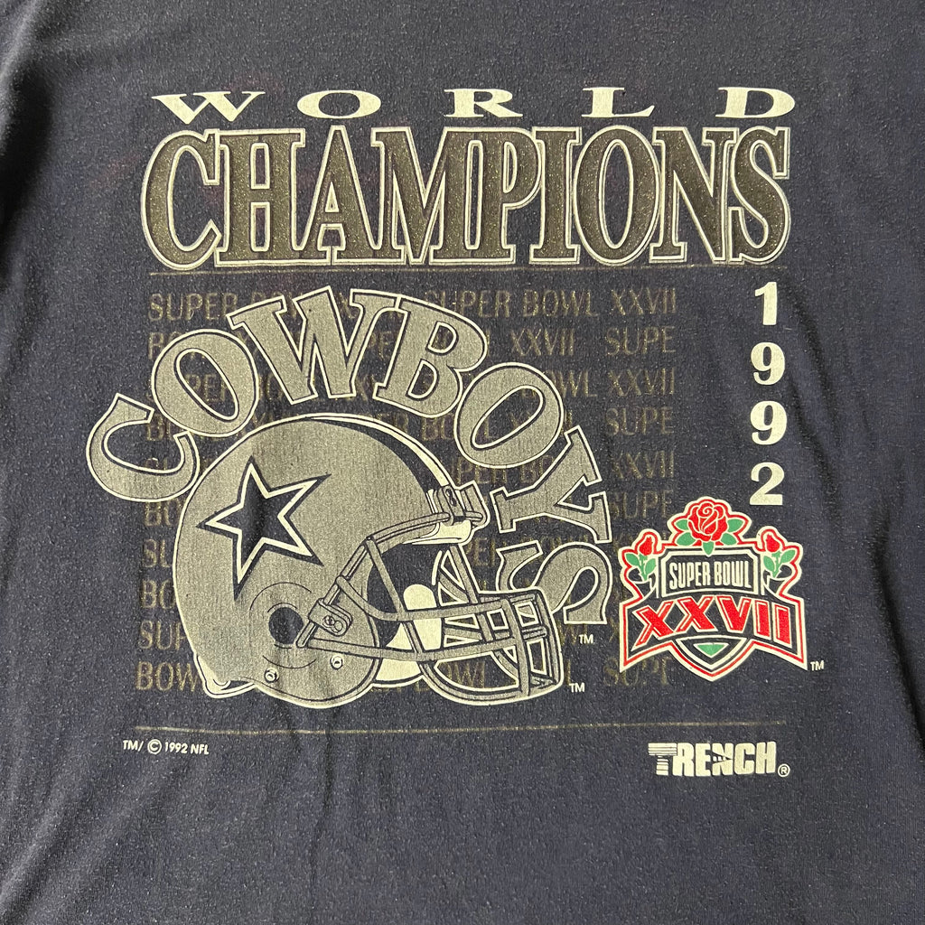 90s Dallas Cowboys Jerzees Big Logo Tee XL