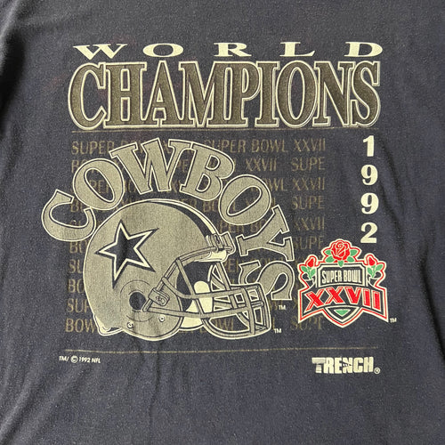 90s Dallas Cowboys Jerzees Big Logo Tee XL