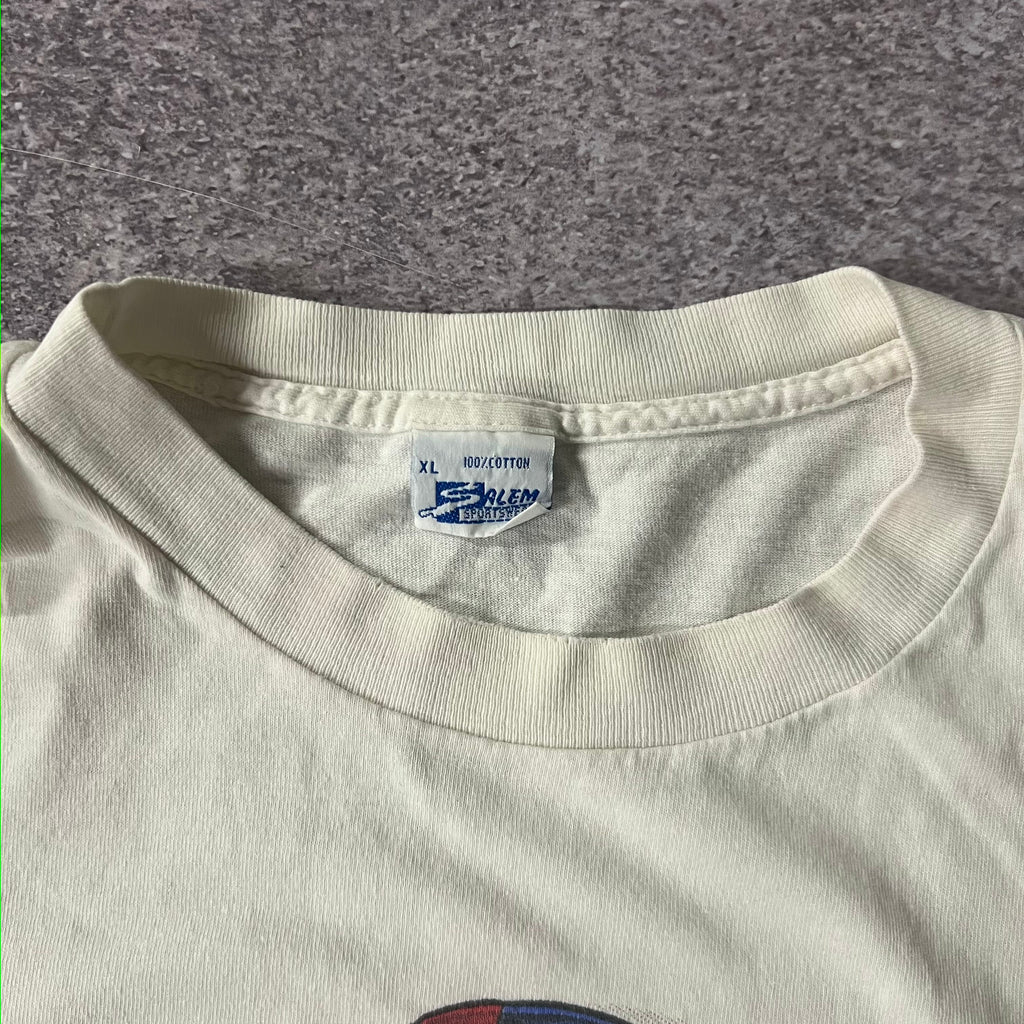 90s New York Giants Salem Sportswear Big Logo Single Stitch Tee XL