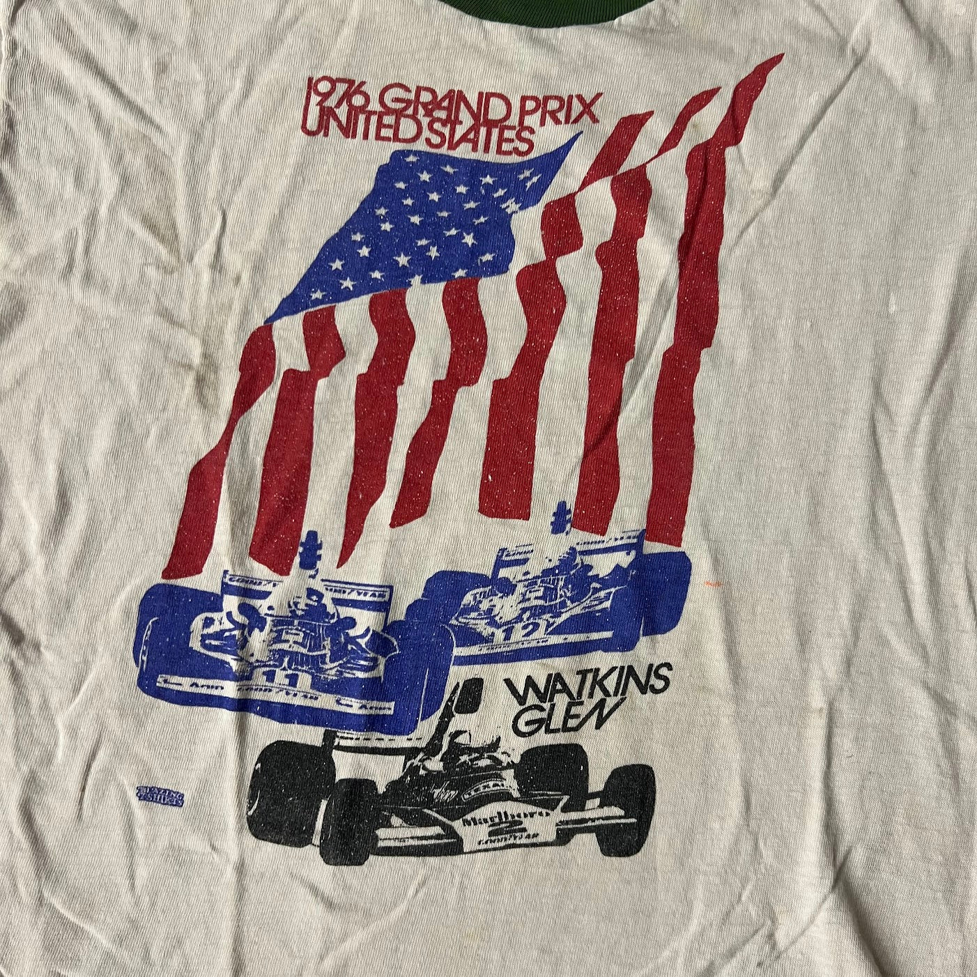1976 NASCAR Grand Prix Single Stitch Big Logo Vintage Tee L