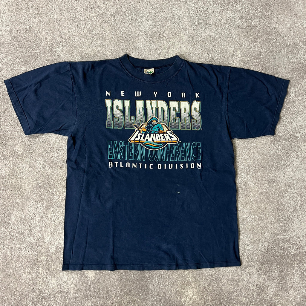 90s Waves College Cracked Print Tee XL