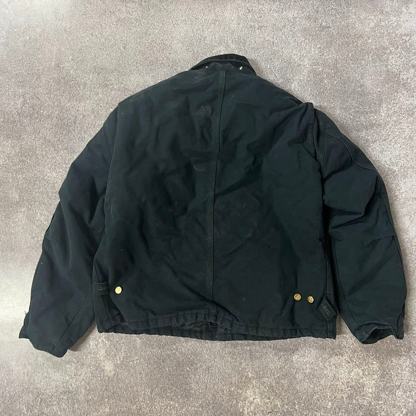 2010s Carhartt Auto Group Embroidered Corduroy Collar Workwear Jacket XL