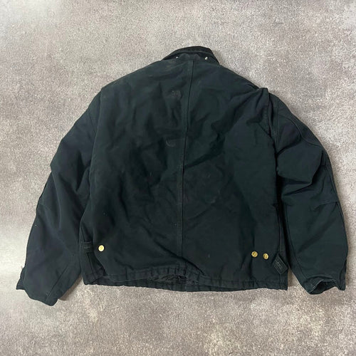 2010s Carhartt Auto Group Embroidered Corduroy Collar Workwear Jacket XL