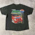Y2K MBNA 500 NASCAR Big Logo Back Graphic Faded Vintage Tee XL
