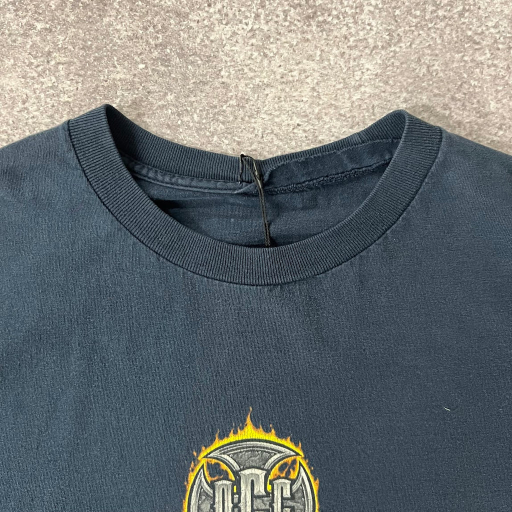 90s New York Blue Worn In Tee L