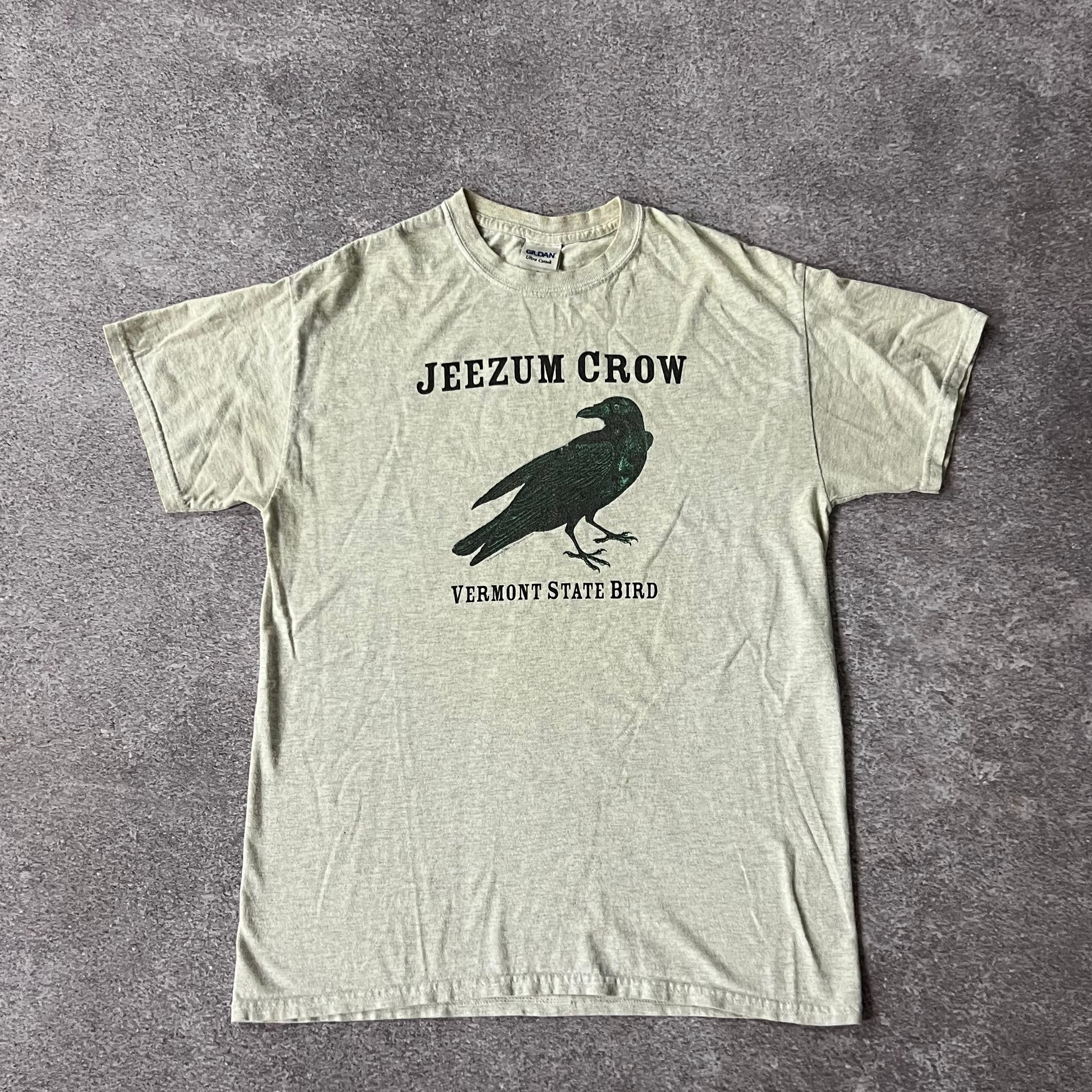 Y2K Gildan Big Logo Gray Tee M