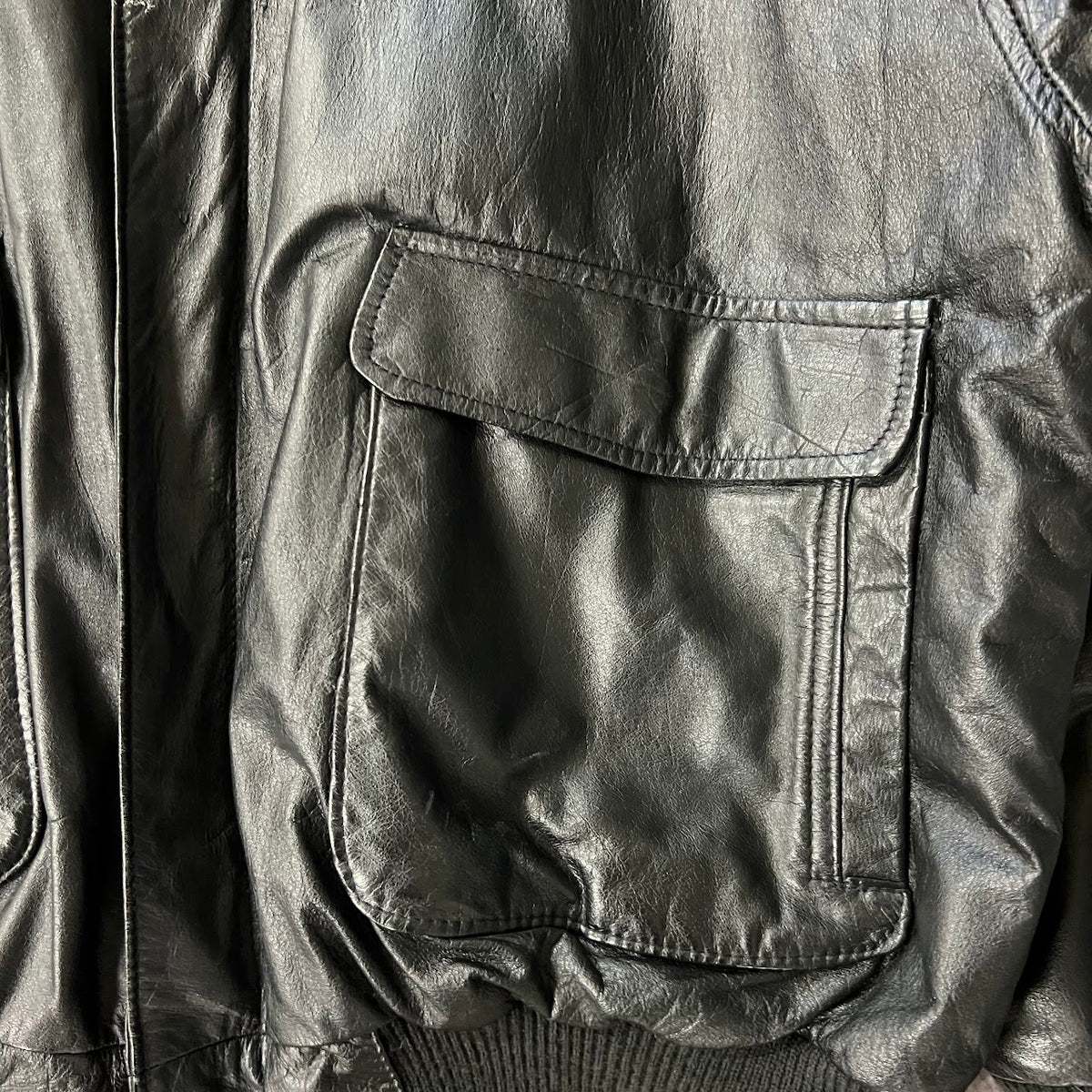 90s Timber Trail Leather Vintage Streetwear Jacket M