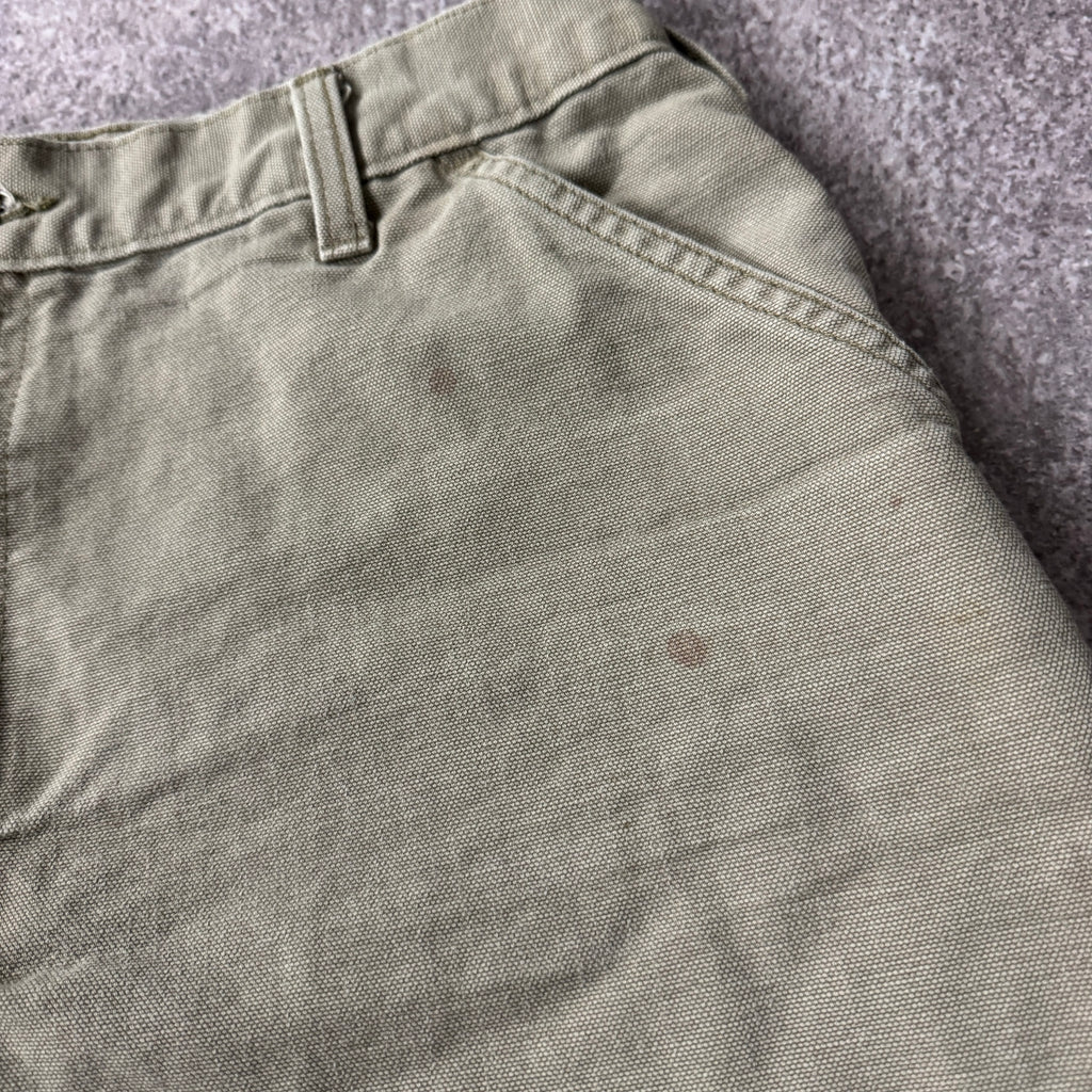 2010s Carhartt Beige Workwear Shorts 36W